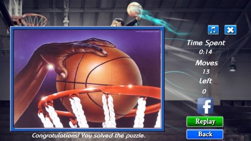 Basketball Puzzle Sport Games截图1