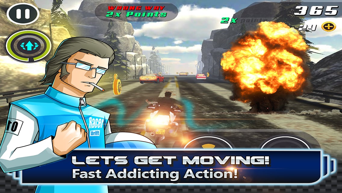 Drive Motor-Bike Race Ch...截图2