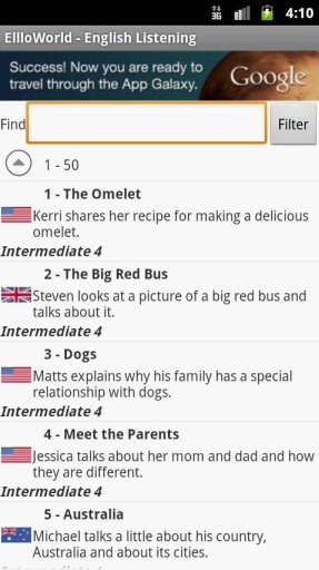 EllloWorld - English Listening截图3
