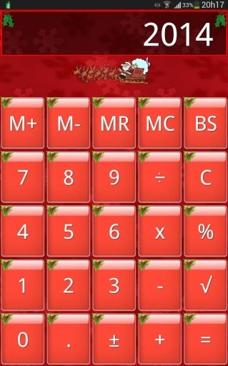 SCalc theme Christmas截图2