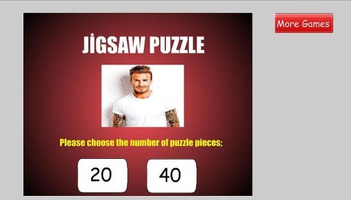 David Beckham Jigsaw Game截图5