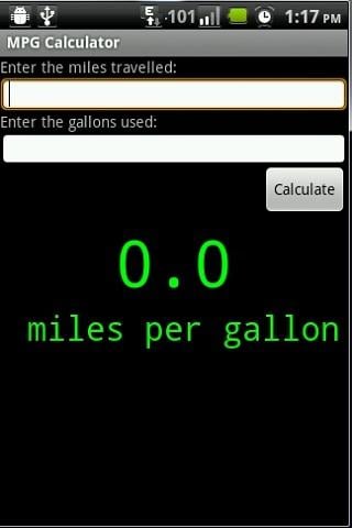 MPG Calculator截图2