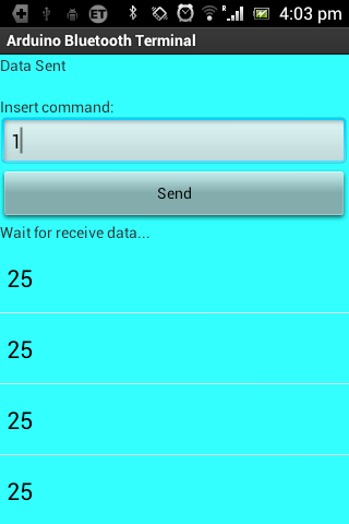 Arduino Bluetooth Terminal截图3