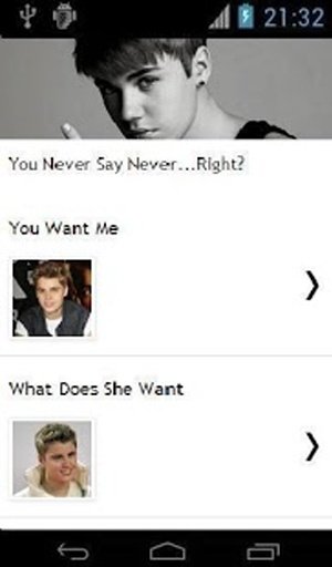 JUSTIN BIEBER SONGS LYRICS截图6