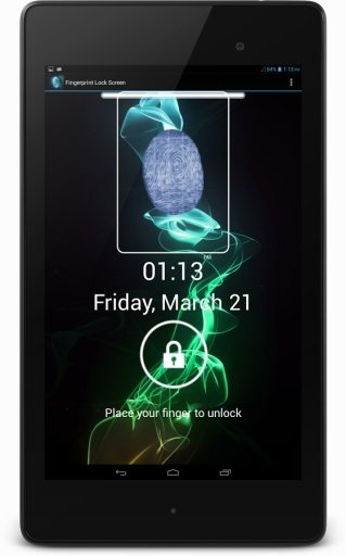 Fingerprint lockscreen截图7