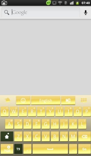 Gold Keyboard for Galaxy S截图6