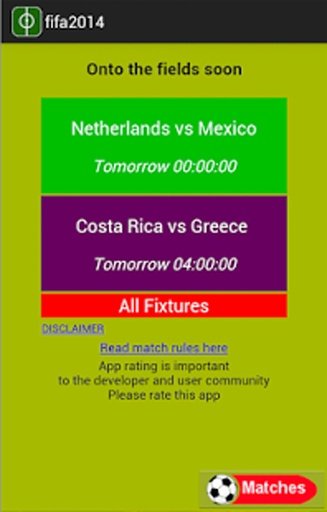 FIFA 2014 Matches and Scores截图5