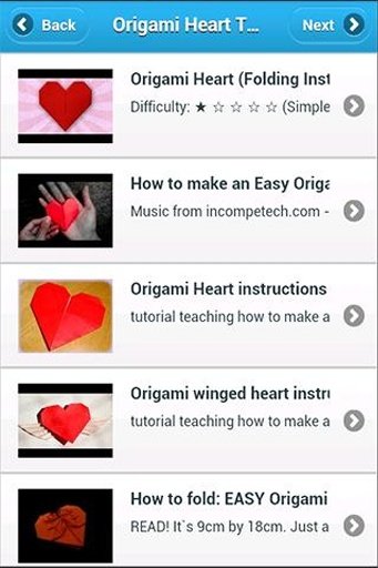 Origami Heart Tutorial截图3