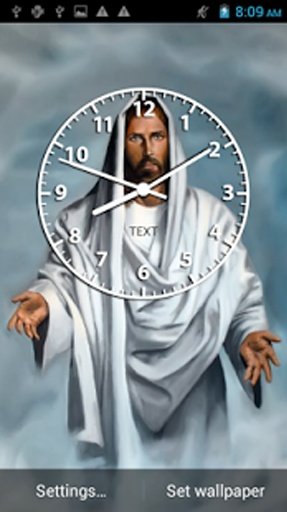 Jesus Clock Live Wallpaper截图6