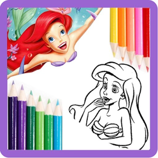 Mermaids Coloring,Painting截图2