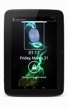 Fingerprint lockscreen截图