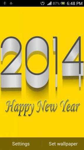 New year 2014 Live Wallpaper截图10