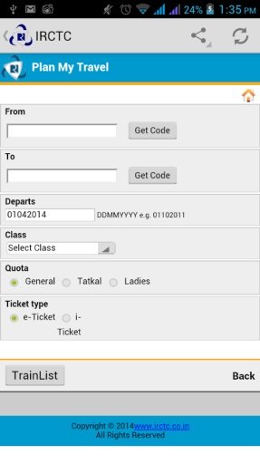 IRCTC 2.0截图4