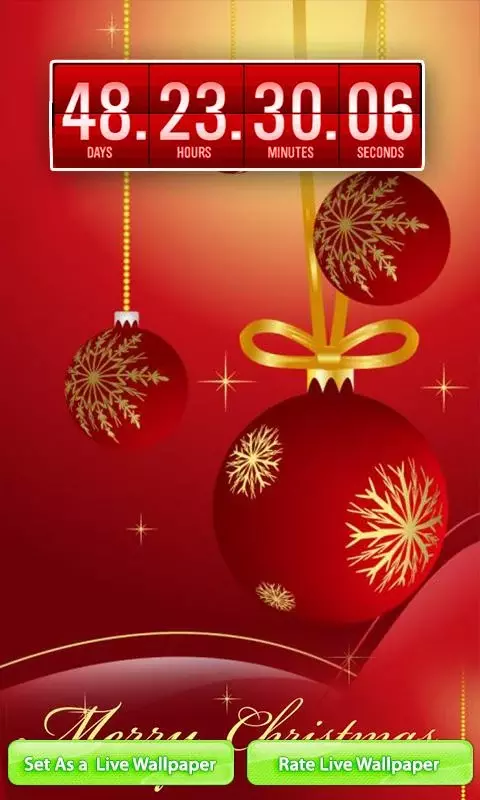 Christmas Countdown LWP Free截图4