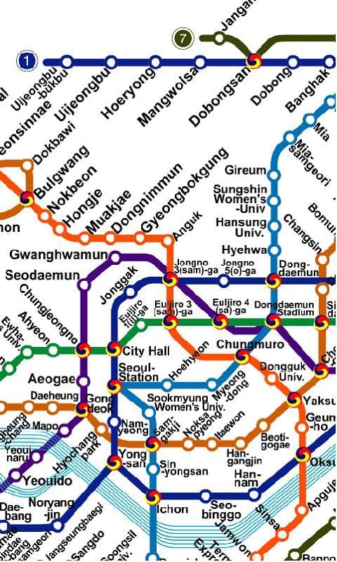 Seoul Metro Map截图1