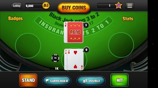 Free Blackjack App - Vegas 21截图3