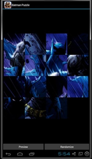 Batman Sliding Puzzle截图2