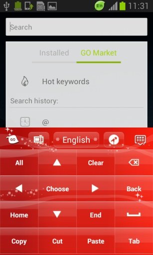 圣诞键盘红色为GO截图5