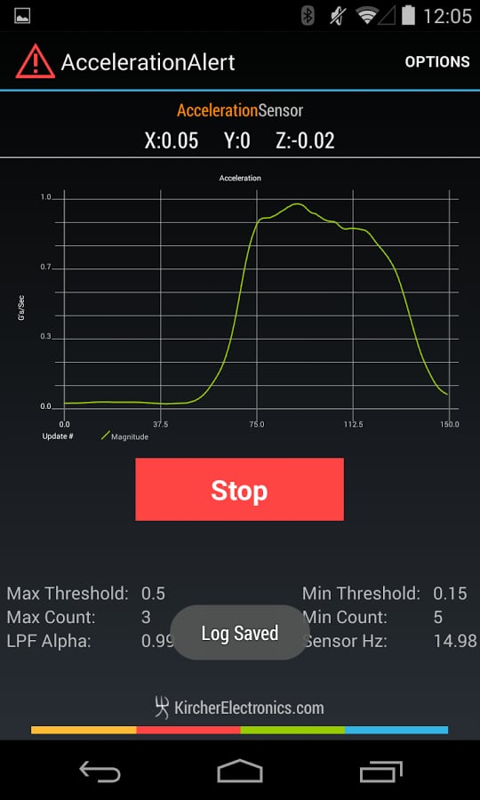 Acceleration Alert截图1