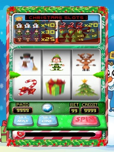 Xmas Casino Slots Game Free HD截图3