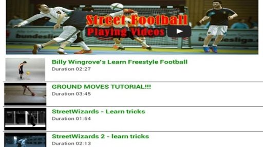 Street Football Skills Videos截图2