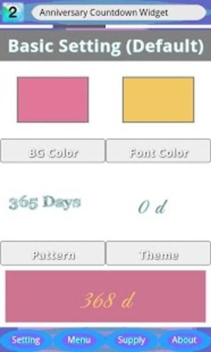 Anniversary Countdown Widget截图8