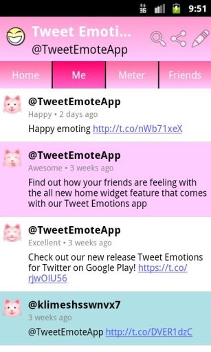 Tweet Emotions Kitty截图1