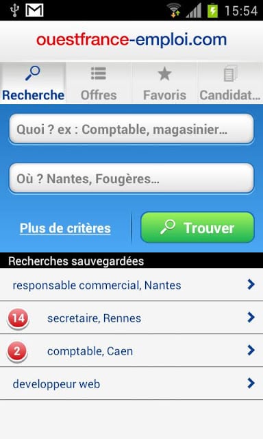 Emploi Ouest-France截图3