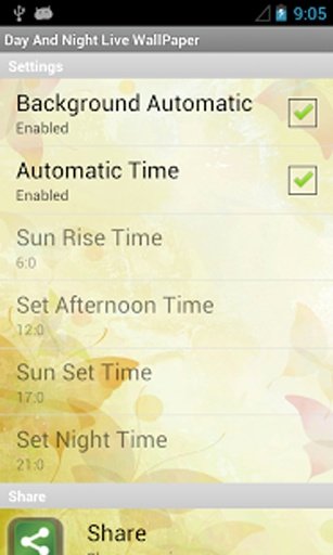 Day &amp; Night Live WallPaper HD截图7