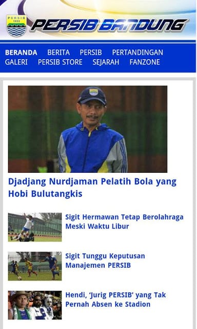 Persib.co.id截图1