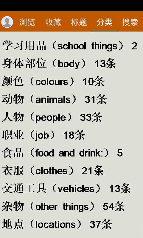 小学英语单词分类表截图6