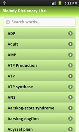 Biology Dictionary Lite截图4