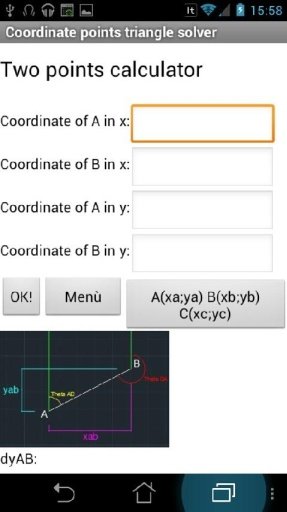 Coordinate triangle solve Lite截图5