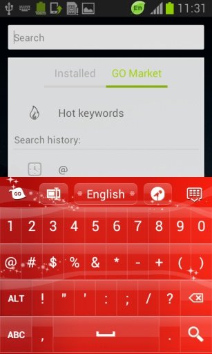 圣诞键盘红色为GO截图2
