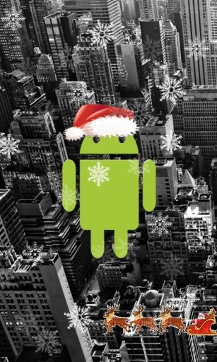 Top Santa Droid Live Wallpaper截图1