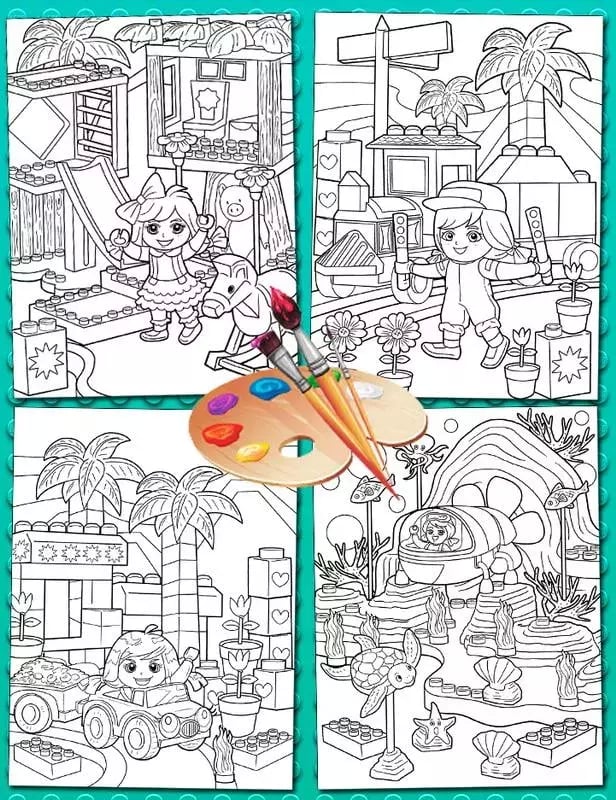 Dora The Lego Coloring截图2