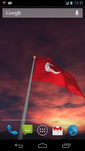 Real Turkey Flag Live Wall截图1