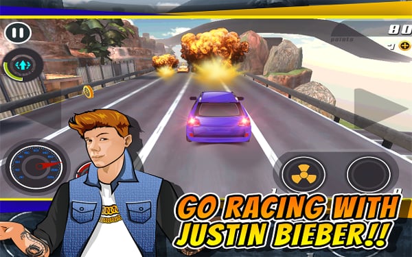 Justin Bieber Baby Car Race 2截图1