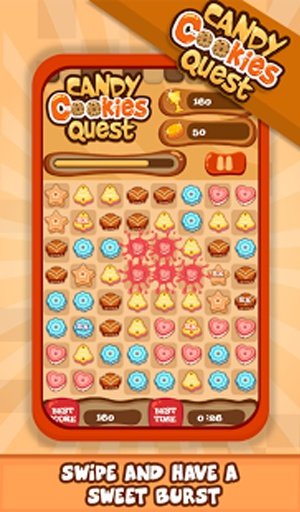 Candy Cookie Quest-Candy games截图10