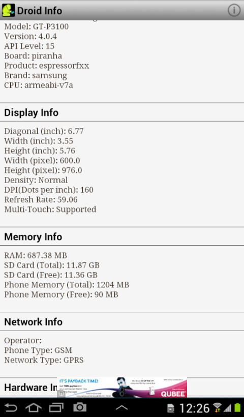 Droid Info截图3