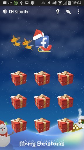 AppLock Theme - Christmas截图2