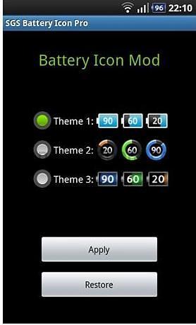 SGS Battery Icon Pro截图1
