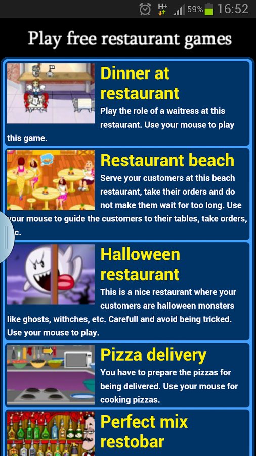 Play free restaurant games截图1