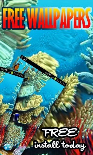 Coral Reef Live Free Wallpaper截图2
