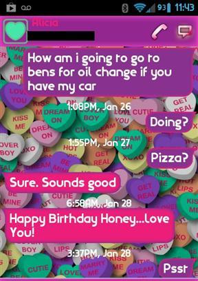 GO SMS PRO CANDY HEARTS THEME截图4