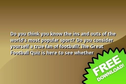 The Great Football Quiz截图2