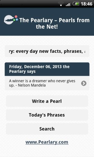 Pearlary: phrases from the Web截图6