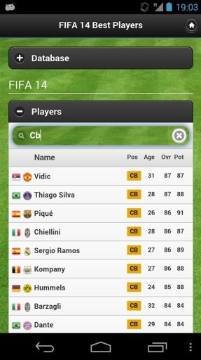 FIFA 14 Best Players截图1