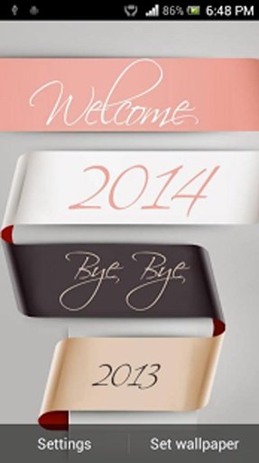 New year 2014 Live Wallpaper截图8