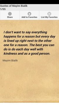 Quotes of Mayim Bialik截图